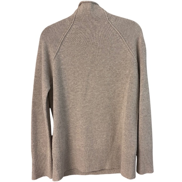 Theory 100% Cashmere “Karinella O” Soft Turtleneck Sweater – Taupe, Size M - Picture 2 of 4